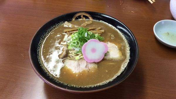 「濃厚豚骨醤油 中華そば（740円)」@中華蕎麦 丸め 東久留米店の写真