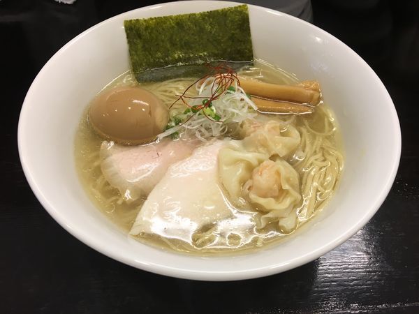 「特製 博多地鶏の鶏そば 塩」@つけ麺 凌駕の写真