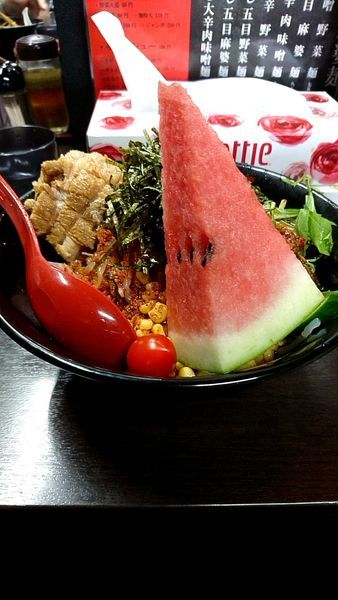 「限定旨辛冷やし中華950円チャーシュー100円」@元祖旨辛系タンメン 荒木屋の写真