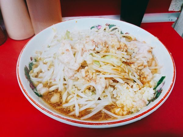 「小ラーメン ニンニク 脂」@ラーメン二郎 湘南藤沢店の写真