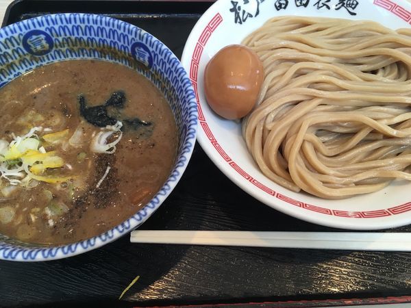 「つけ味玉そば」@松戸富田製麺 三井アウトレットパーク木更津店の写真