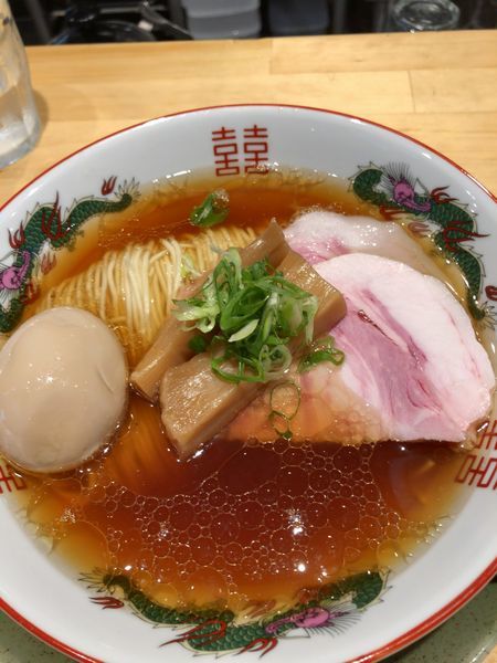 「中華そば（醤油） ¥600＋味玉 ¥100」@いしかわやの写真