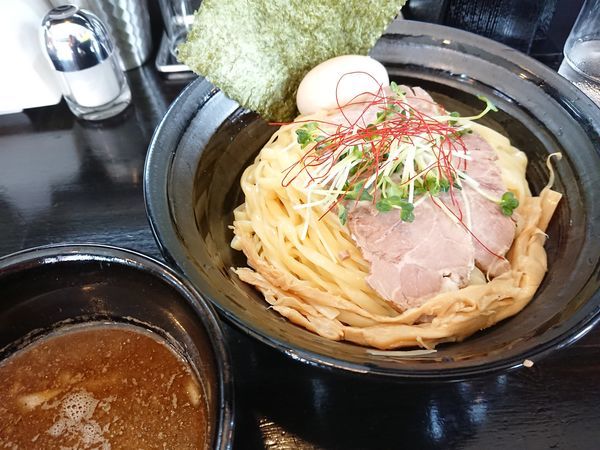 「つけ麺750円＋味玉(クーポン)」@麺や 笑 ～Sho～の写真