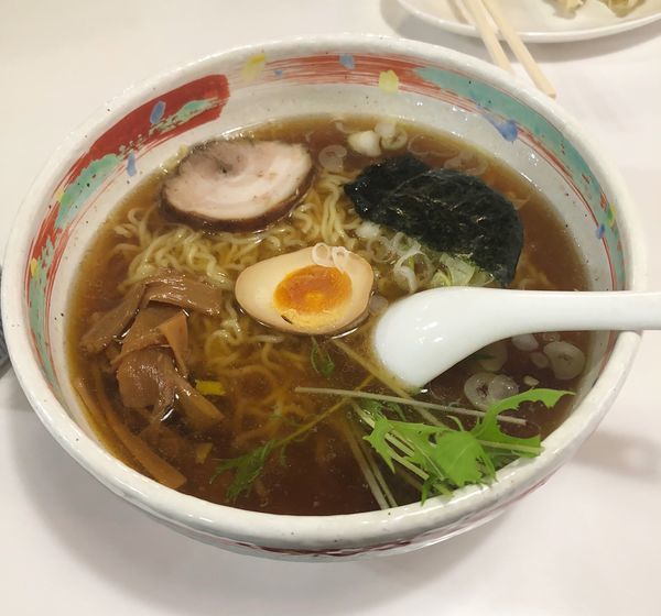 「和風煮干しラーメン」@手もみラーメン もりもり亭の写真