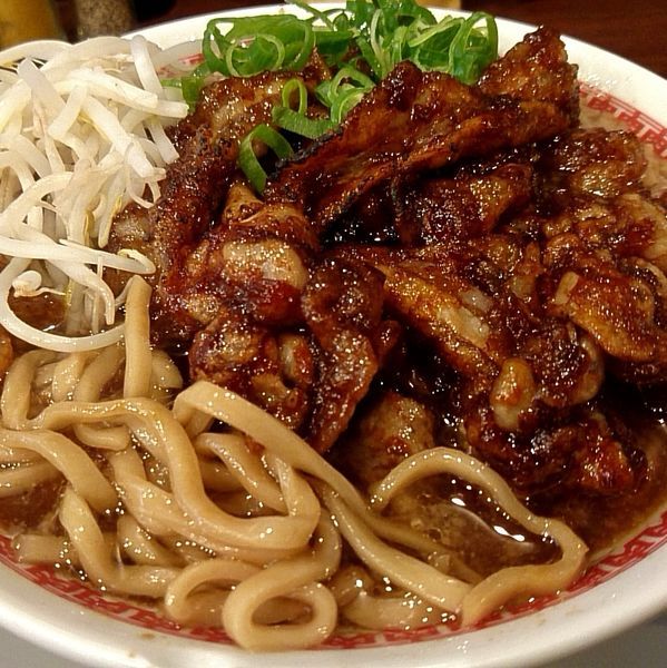 「肉汁麺レベル3(肉270ｇ)980円」@肉汁麺 ススム 高田馬場店の写真