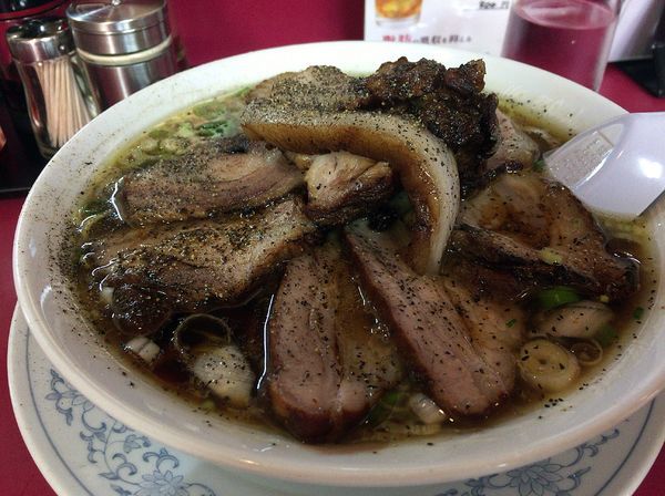 「チャーシュー多い麺（1000円）」@かし亀の写真