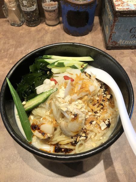 「夏季限定 ホタテのクリーミー冷しそば ¥950」@NOODLE SOUNDSの写真