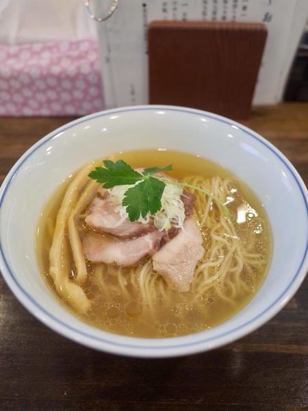 「塩らぁ麺…750円」@らぁ麺  麦一粒の写真