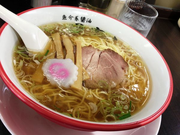 「らー麺（中盛）」@煮干しらーめん 海空土 吉岡店の写真