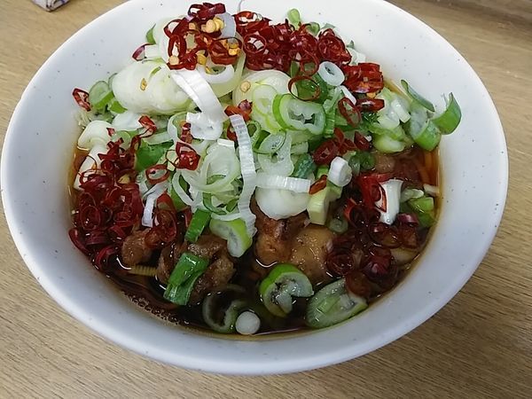 「ゲソそば」@一由そば 日暮里店の写真