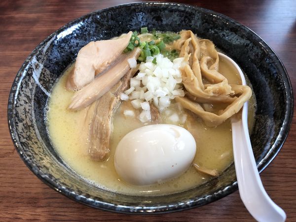 「とりそば+全部のせ」@麺堂 稲葉の写真