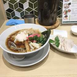 鶏煮干蛤のトリプルSOBA＋鶏チャーシュー