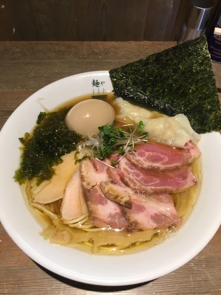 「特製煮干しあさりそば」@麺やまつ本の写真