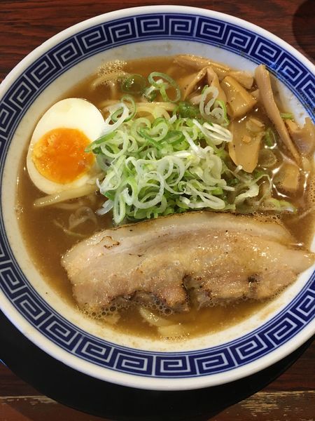 「魚介豚骨ラーメン 小」@らーめん伏竜 本店の写真