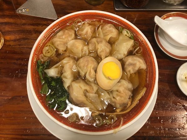 「広州雲呑麺 醤油」@広州市場 西新宿店の写真