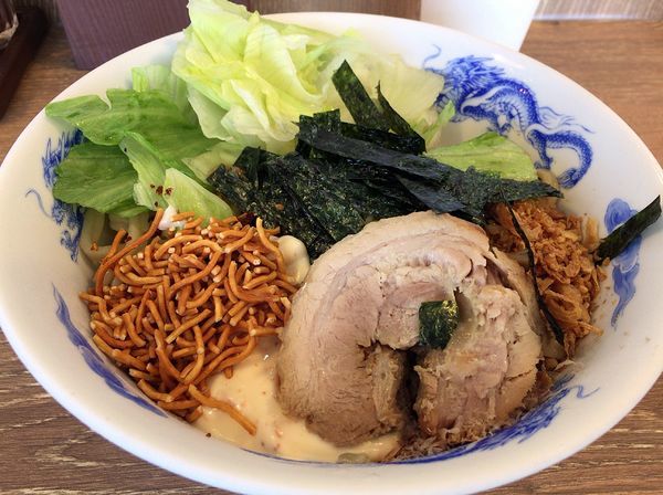 「冷やしまぜそば並（780円）全マシ」@ジャンクガレッジ 川越小堤店の写真