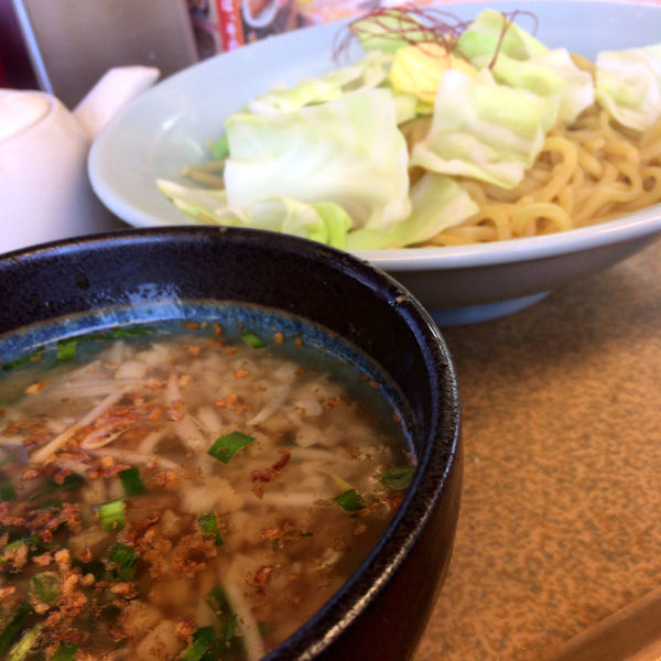 「ガリバタ醤油つけめん　900円」@ラーメン山岡家 大泉店の写真