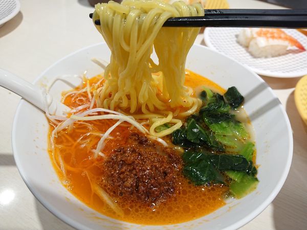 「担担麺345円＋他いろいろ」@魚べい 所沢牛沼店の写真