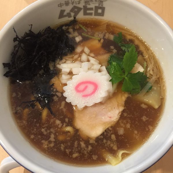 「煮干そば 脂少なめ 半麺 780円」@中華そば ムタヒロ 錦糸町店の写真