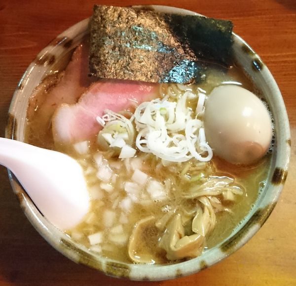 「にぼしそば 醤油＋味玉」@らーめん つけめん 和み屋の写真