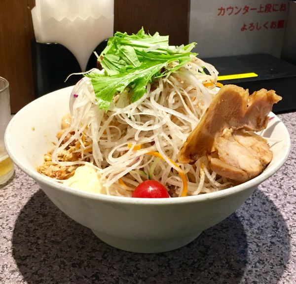 「スパイシー宮し中華 並盛り」@ラーメン宮郎の写真