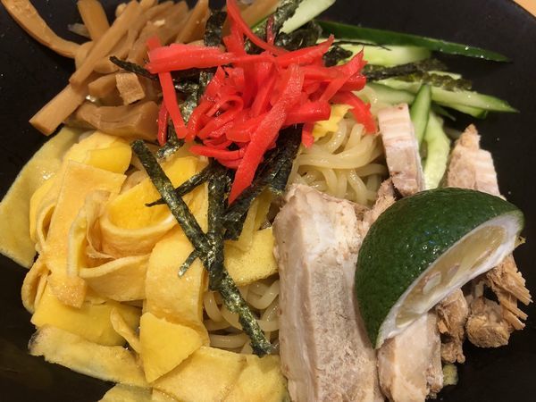 「[夏季限定] カボスの冷やし中華」@せたが屋 FC京急鶴見駅店の写真