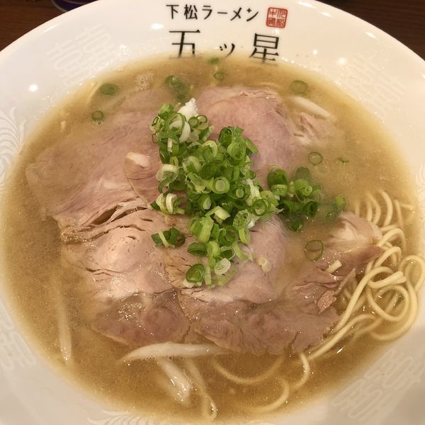 「ラーメン+瓶ビール」@下松ラーメン 五ッ星の写真