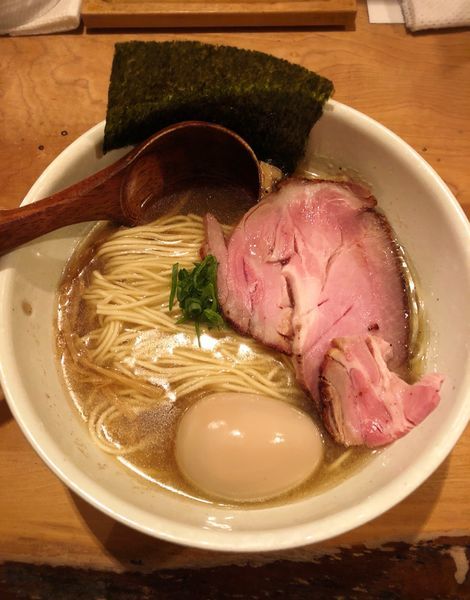 「味玉中華そば」@中華蕎麦 蘭鋳の写真