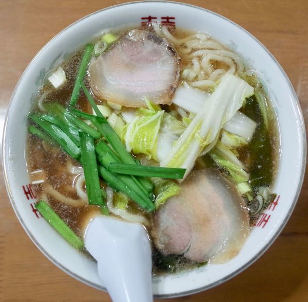 「千福手打ちラーメン…750円」@手打ちラーメン 千福の写真