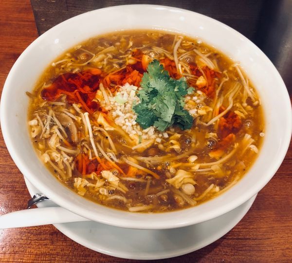 「酸辣湯麺 （固め￥1000）」@SHIBIRE NOODLES 蝋燭屋の写真