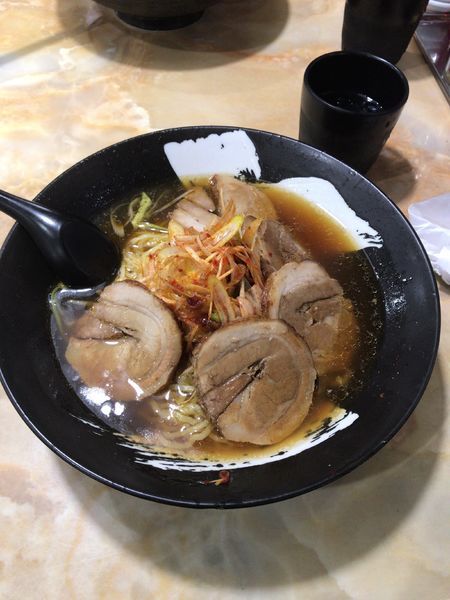 「ネギチャーシューめん ¥680」@黄金の写真