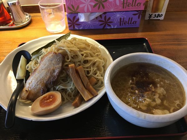 「醤油つけめん(大盛り)」@らぁめん 太陽軒の写真