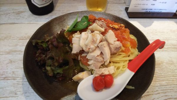 「冷やしトマト冷麺」@麺屋 誉の写真