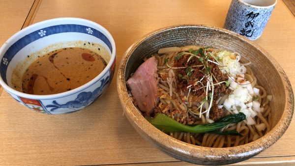 「冷やし担担つけ麺 大」@麺通 伊武記の写真