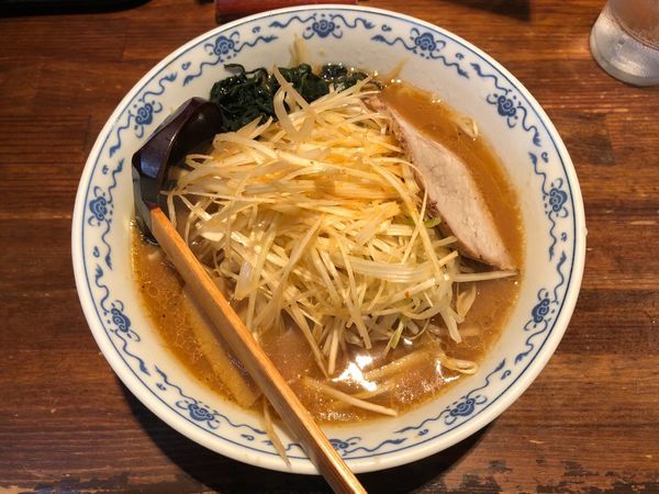 「ネギ味噌ラーメン」@市々ラーメン 柏駅西口店の写真