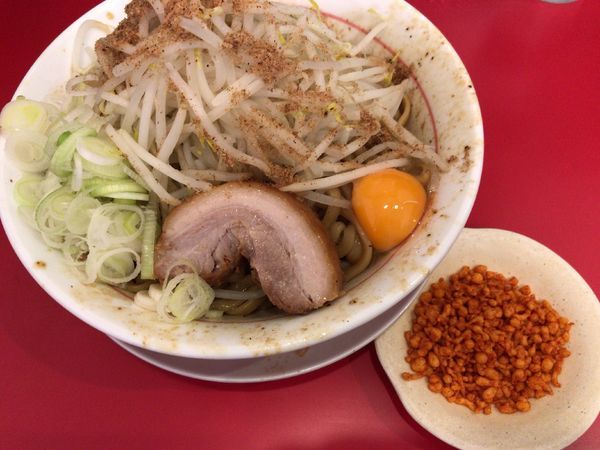 「まぜそば」@鷹の目 獨協大学前本店の写真