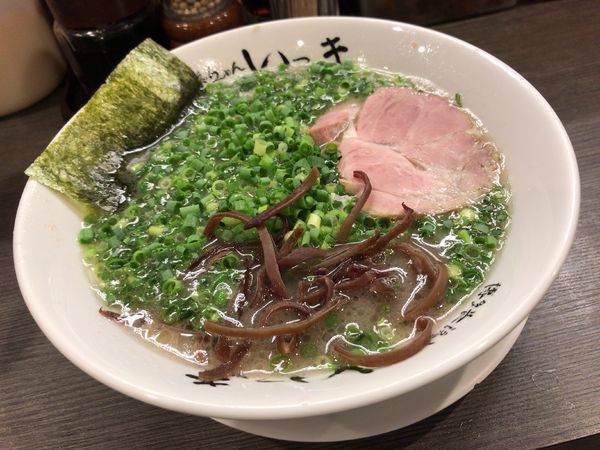「ねぎらーめん」@博多長浜らーめん いっきの写真