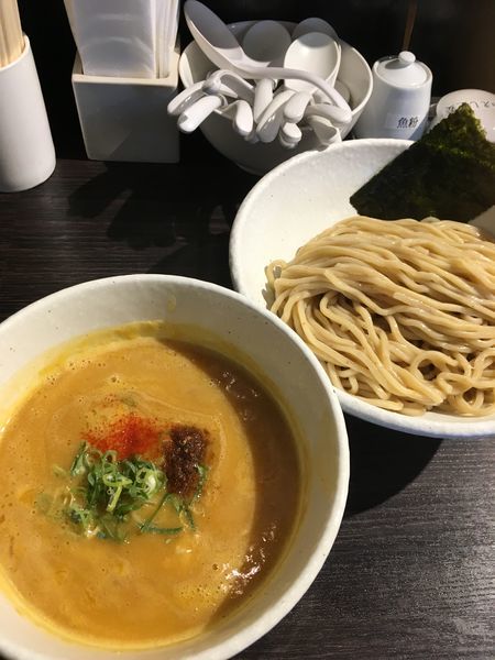 「つけそば（大盛）」@鶏そば 雫一 大袋店の写真