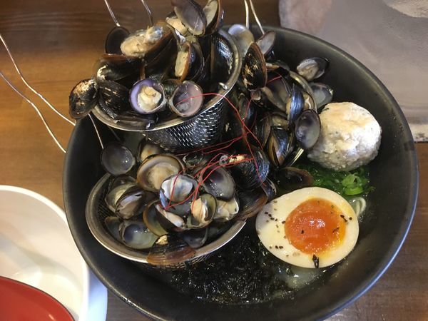 「しじみ塩らーめん しじみ増し増し」@かみあり製麺の写真