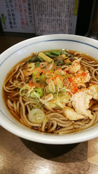 「とり肉そば」@川村屋の写真