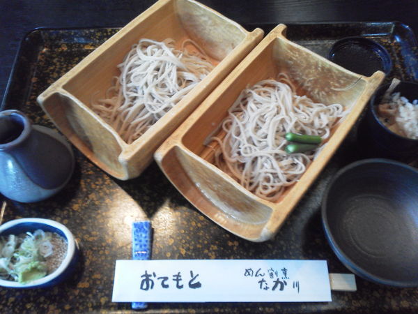 「二枚もり 1600円+tax」@めん割烹なか川の写真