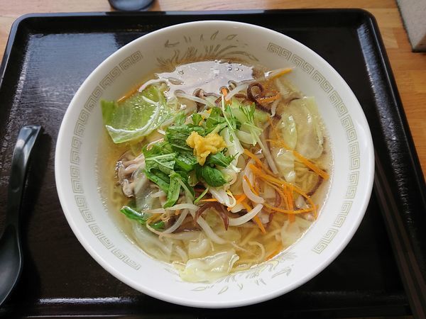 「ゆず塩らーめん 640円」@道の駅もてぎ 十石屋の写真