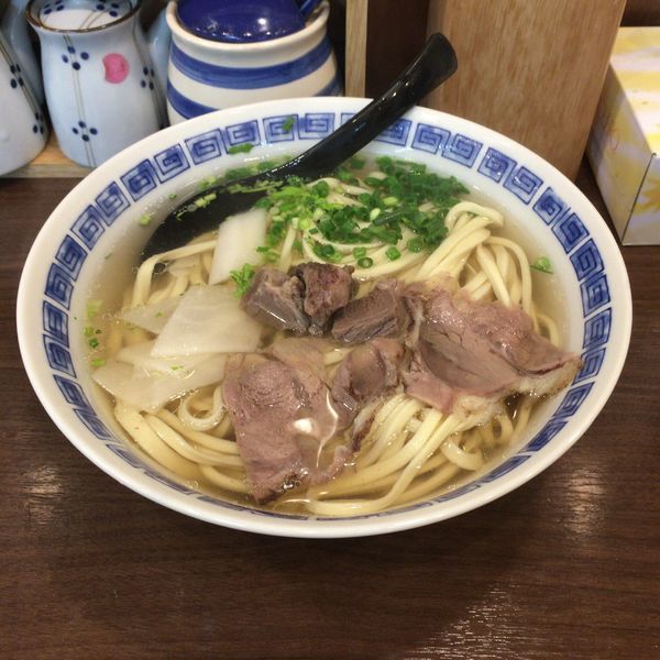 「蘭州牛肉麺 三角麺」@蘭州牛肉麺の写真