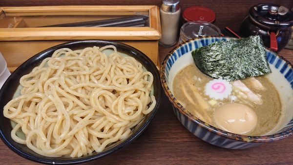 「煮番搾り中あつもり 850円」@つけめん 三三㐂の写真