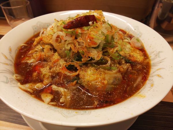 「肉野菜マーラーメン」@ラーメン餃子 なか屋の写真