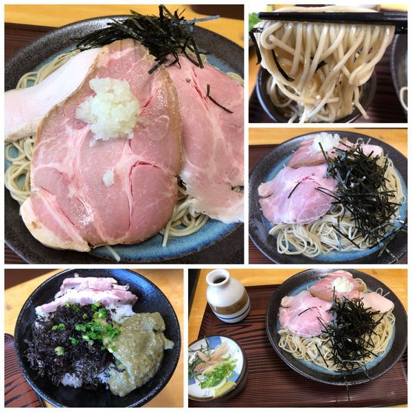「【限定】特肉ざる 950円＋牡蠣ぺご飯 250円」@と多゛食堂の写真