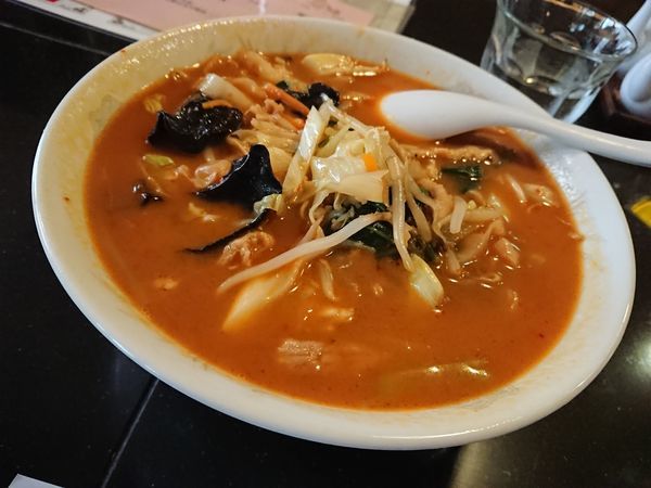 「豆醤湯麺 みそラーメン 770円」@龍鳳閣の写真