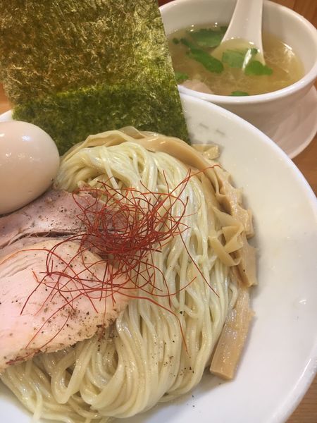 「ザハハ鶏つけそば 塩¥800」@中華そば ムタヒロ 大阪福島店の写真