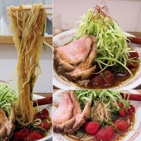 「冷やし中華 970円（大盛同額）」@麺や 七彩 八丁堀店の写真