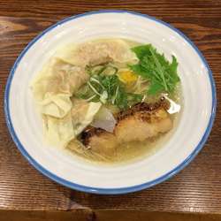 潮そば＋鶏ワンタン